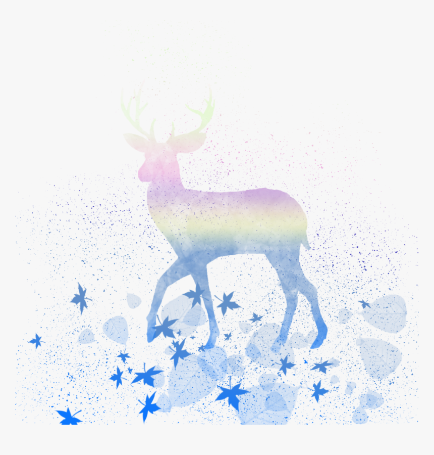 Aesthetic Reindeer Png, Transparent Png