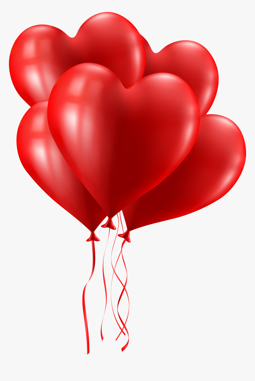 Valentine S Day Heart Balloon, Hd Png Download - Pink Heart Balloons Png, Transparent Png