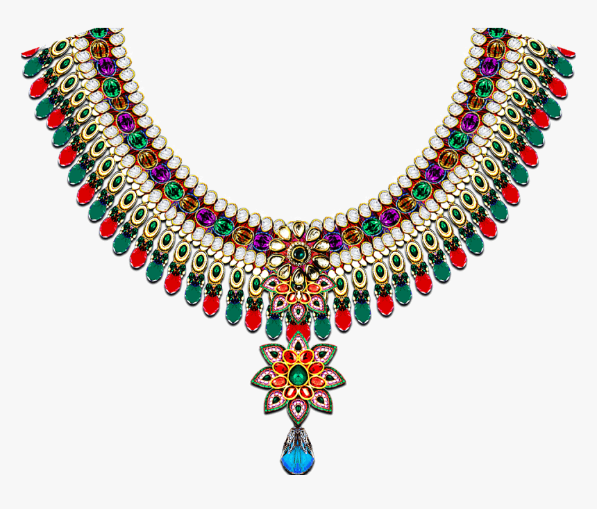 Kurti Neck Design Textile Print - Ratnavali Jewels Emerald Amazon Indian Wedding American, HD Png Download