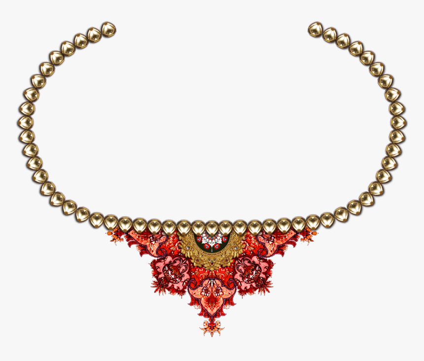 Jwellery Neck Design - Necklace, HD Png Download