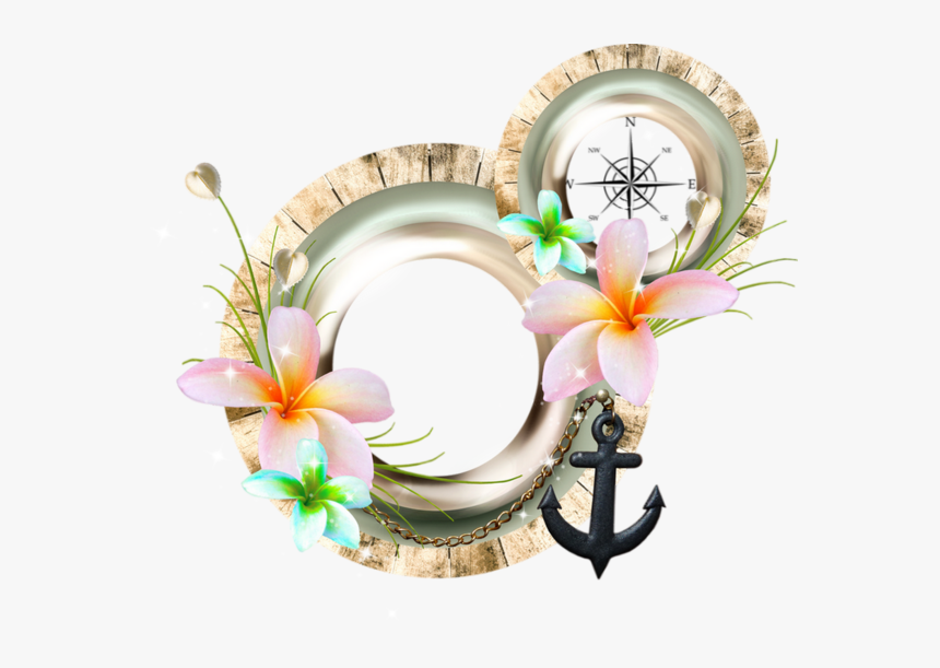 Cadre Png Mer, Plage, Vacances D Été - Centrepiece, Transparent Png