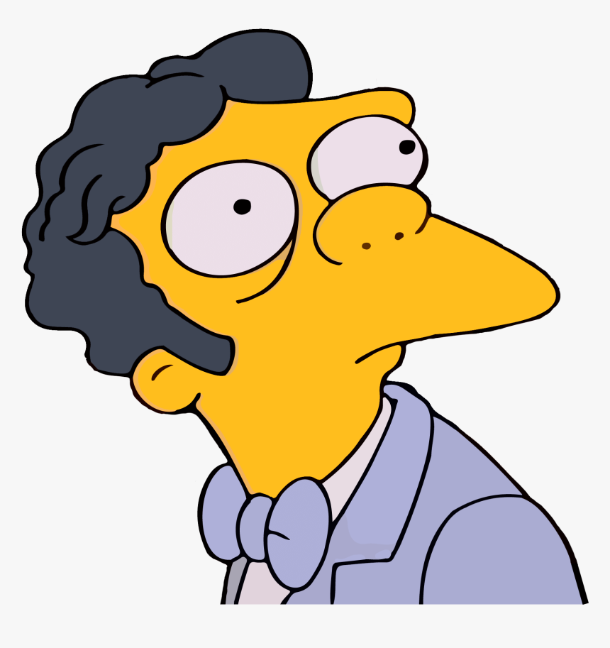 Plantilla De Moe Y Homero Mirándose, HD Png Download