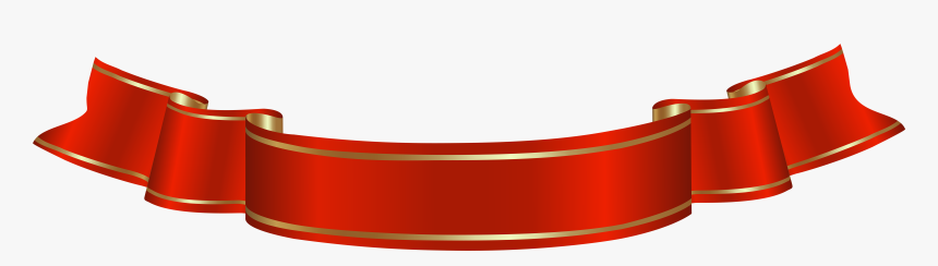 Red Banner Transparent Png Clip Artu200b Gallery Yopriceville - Red Ribbon Banner Png, Png Download