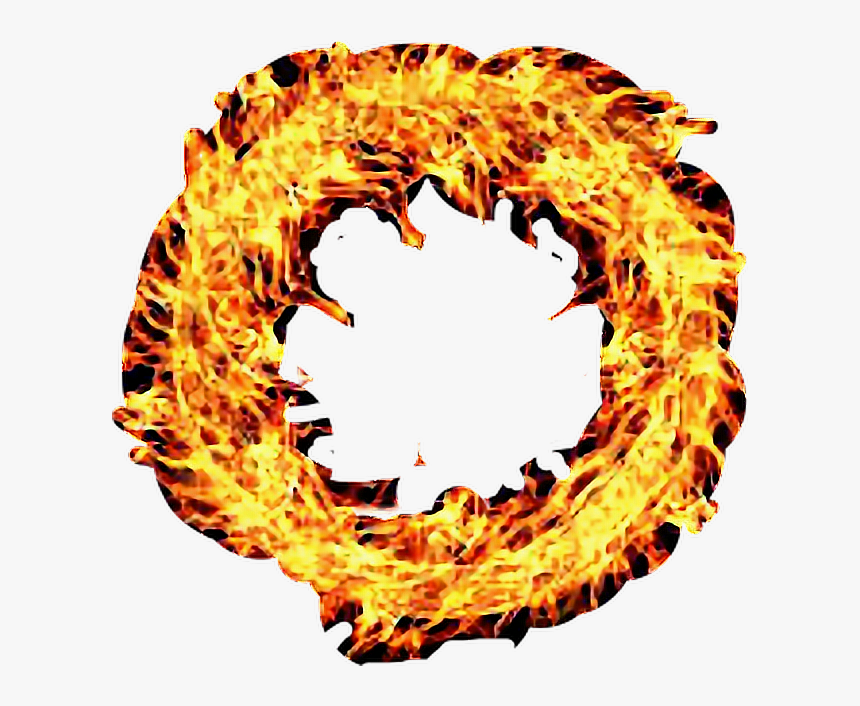 #fire #ring #freetoedit - Circle, HD Png Download