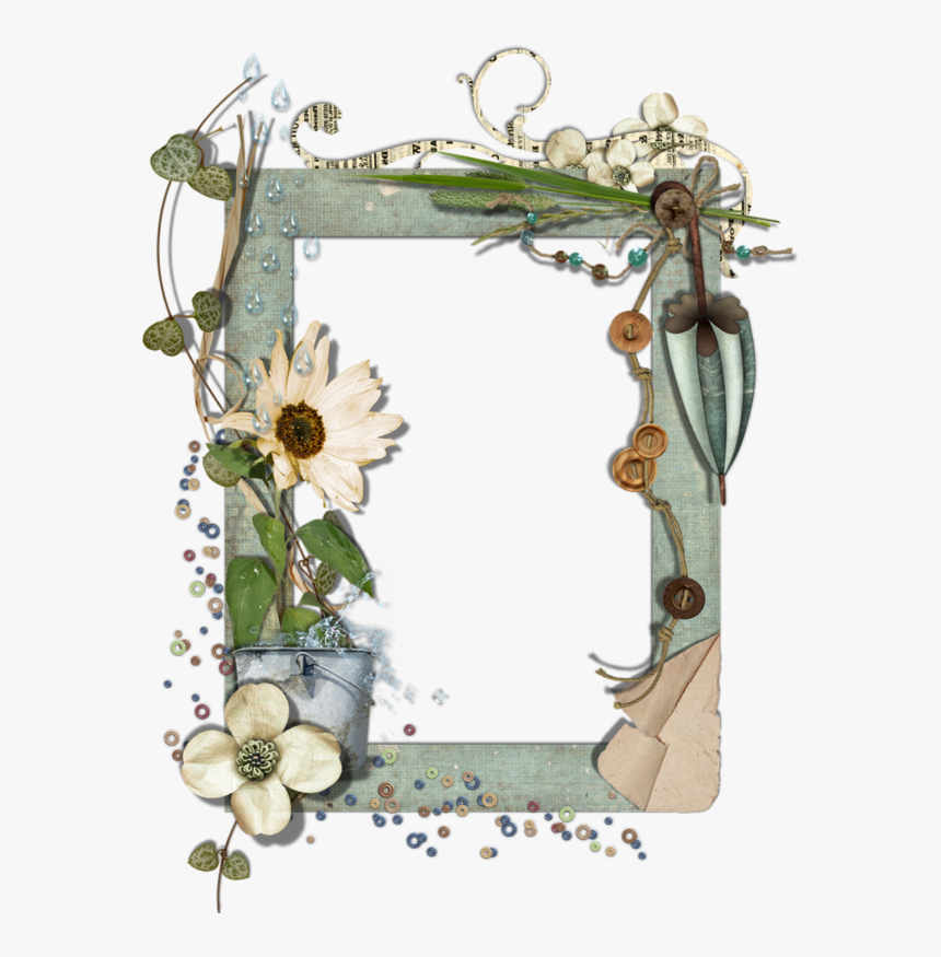 Cadre Png Jour De Pluie - Picture Frame, Transparent Png