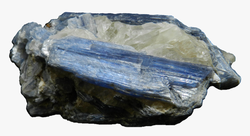 Image Of Blue Kyanite With Background Removed - Igneous Rock, HD Png Download