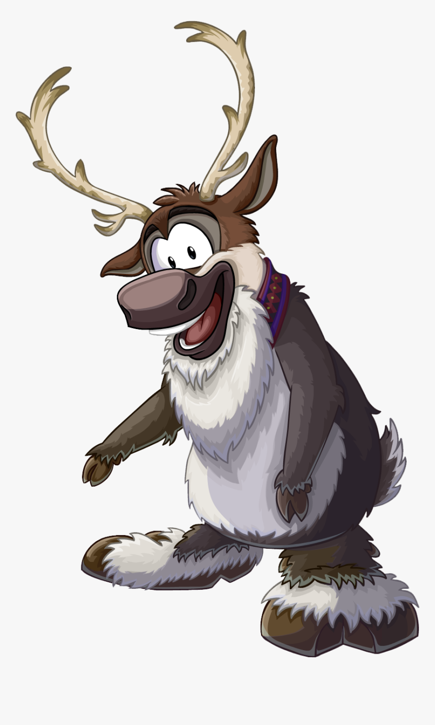 Olaf Sven Png - Frozen Reno En Png, Transparent Png