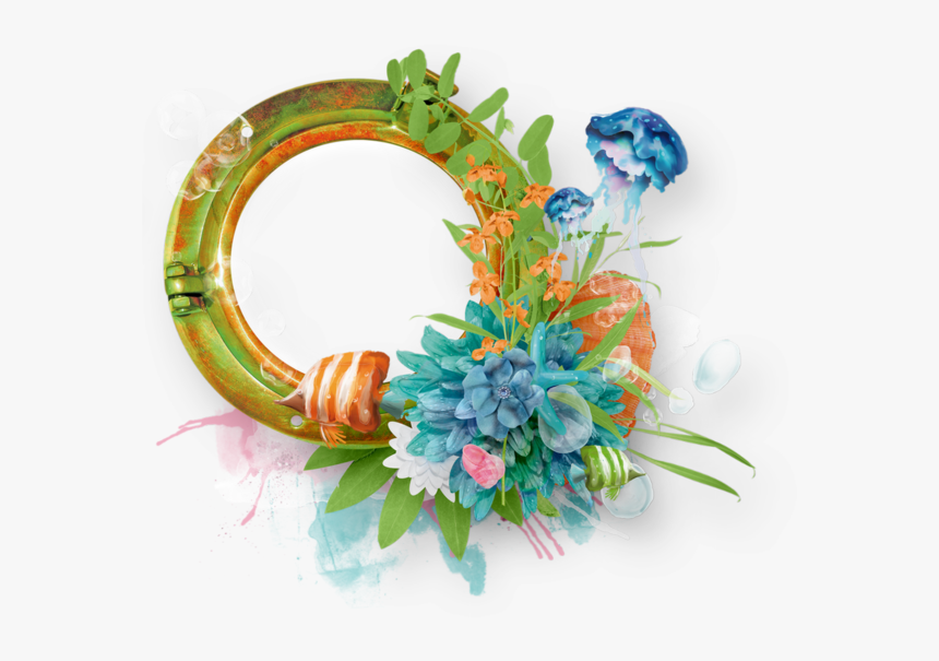 Cadre Été, Mer, Plage - Bouquet, HD Png Download