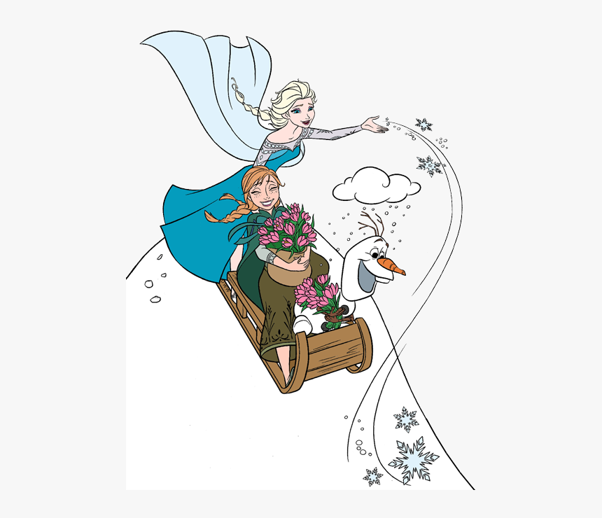 Frozen Clip Art Disney - Cartoon, HD Png Download