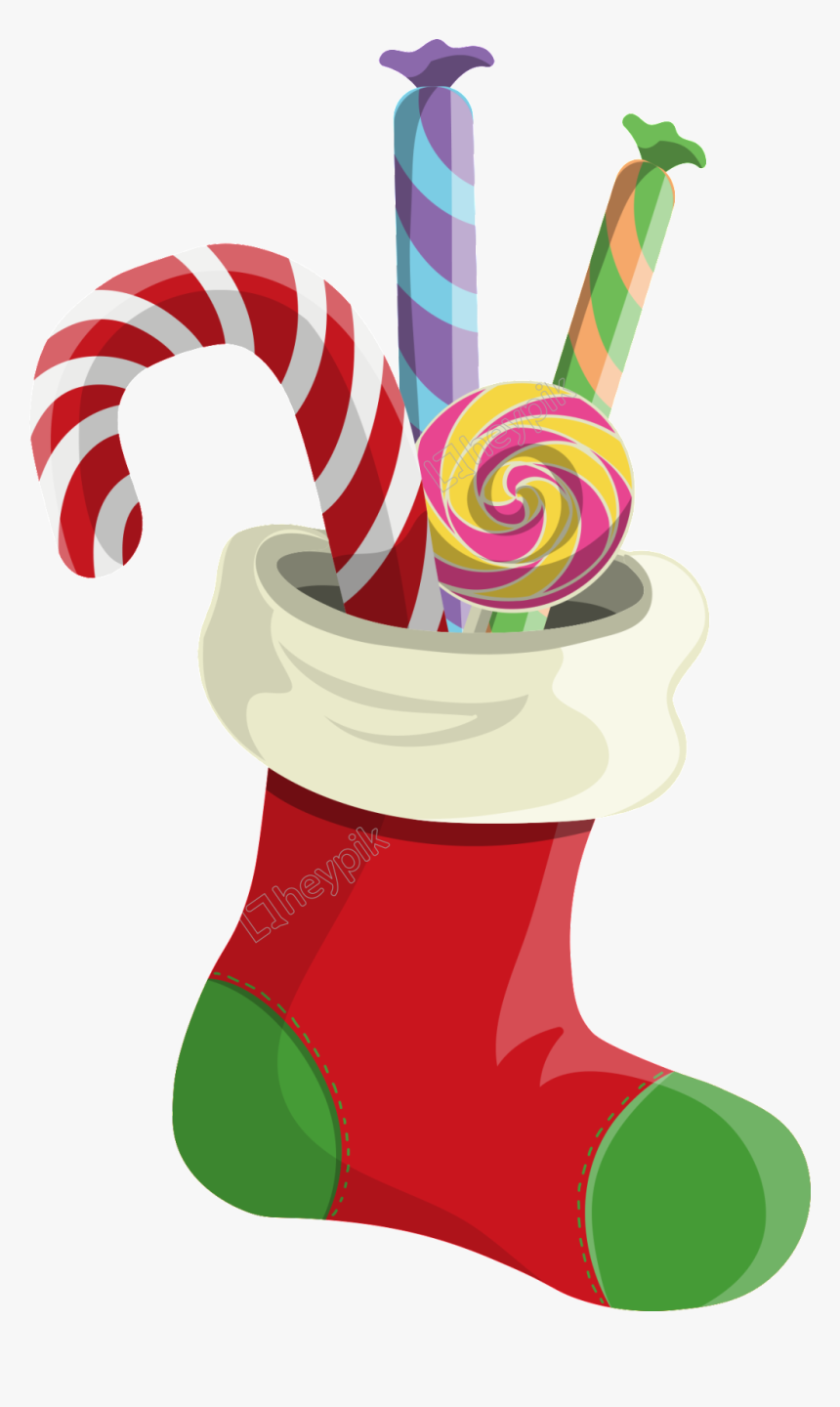 Stocking Vector Animated - Christmas Socks Vector Png, Transparent Png