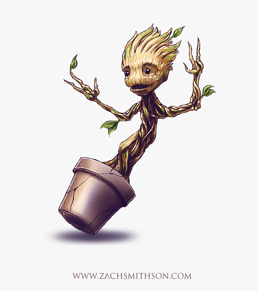 Baby Groot Png Free Download - Baby Groot Comic Png, Transparent Png