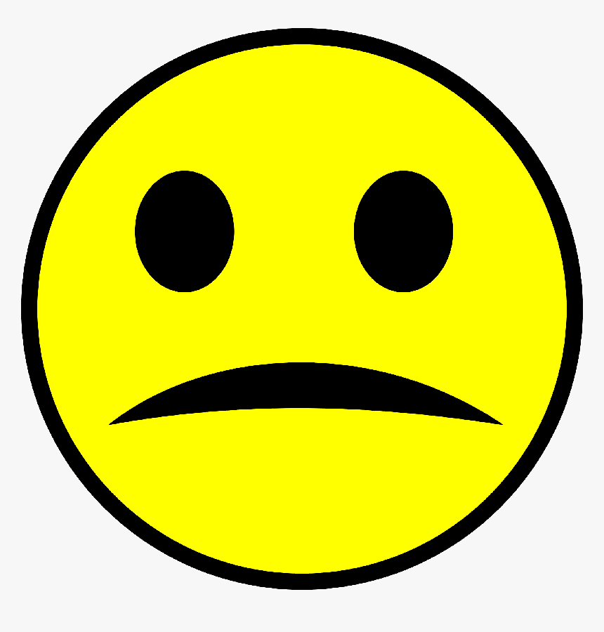 Sad Smiley Face Clip Art, HD Png Download
