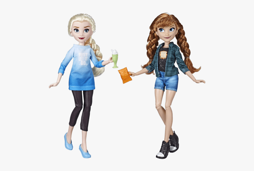 Ana Und Elsa - Elsa Anna Ralph Hasbro, HD Png Download