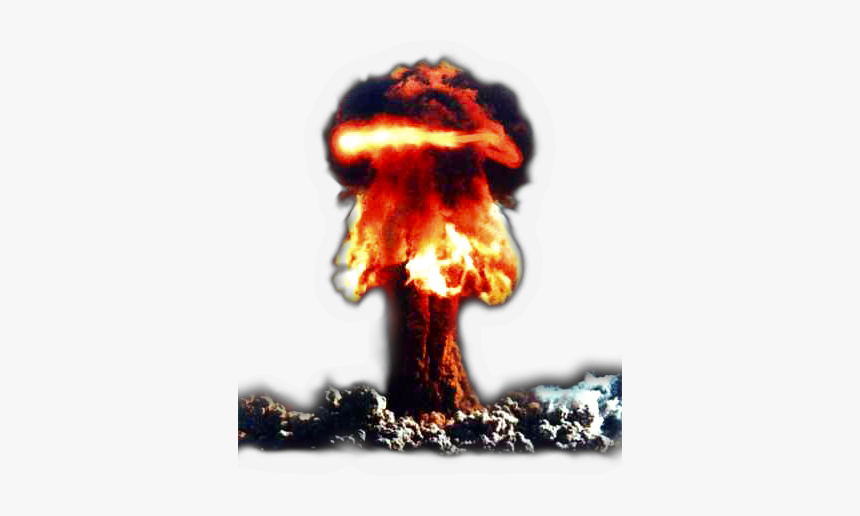 #explosion , #nuclear , #freetoedit - Transparent Background Nuclear Explosion Png, Png Download