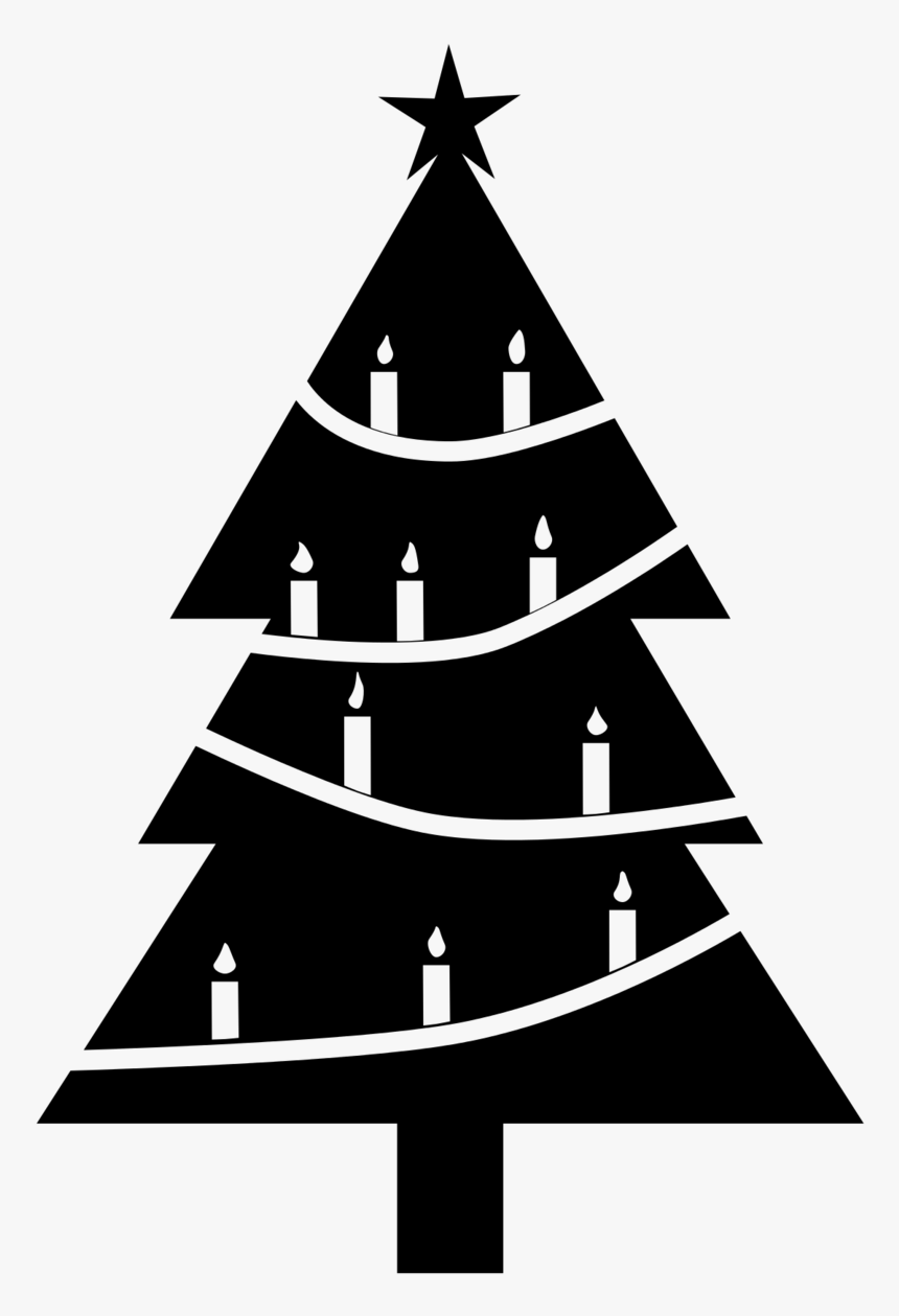 Clipart Purple Christmas Tree, HD Png Download