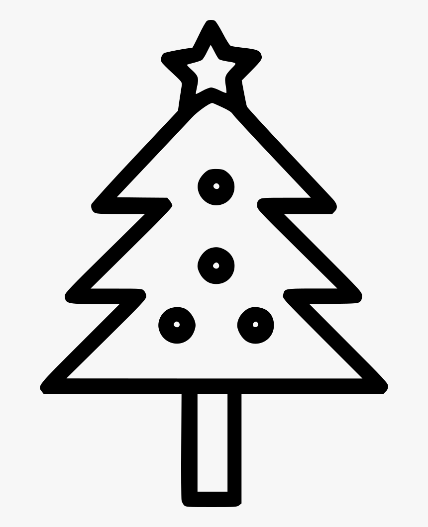 Christmas Tree - Christmas Tree Icon Png, Transparent Png