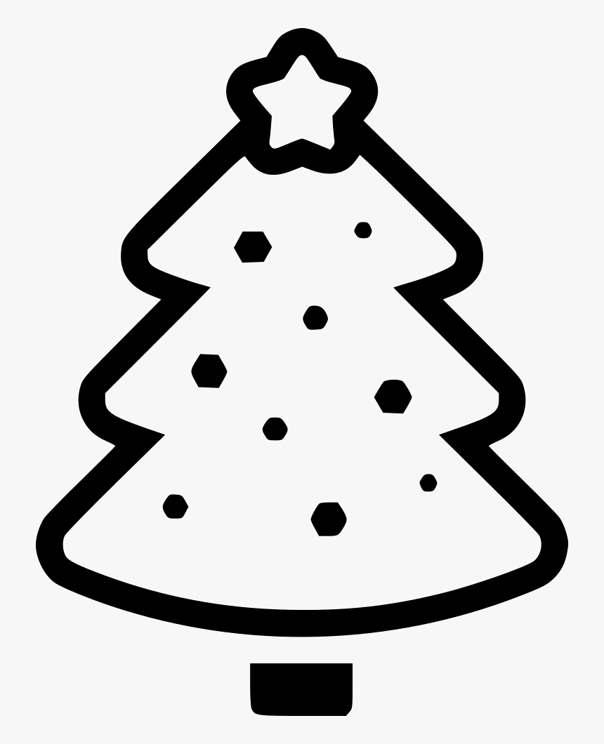 Xmas Tree Decoration Winter - Christmas Tree, HD Png Download