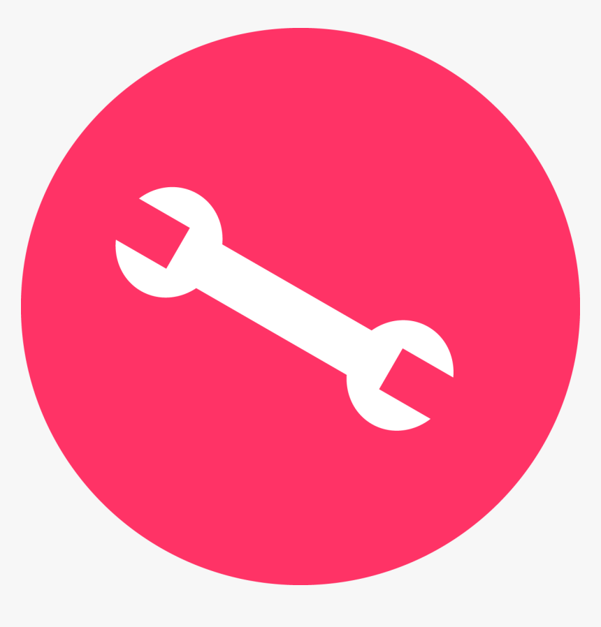 Configure Software Icon - Spanner In A Circle, HD Png Download