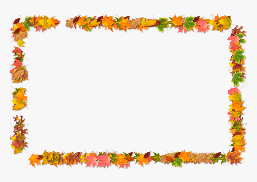 Color Light Violet Autumn - Fall Border, HD Png Download