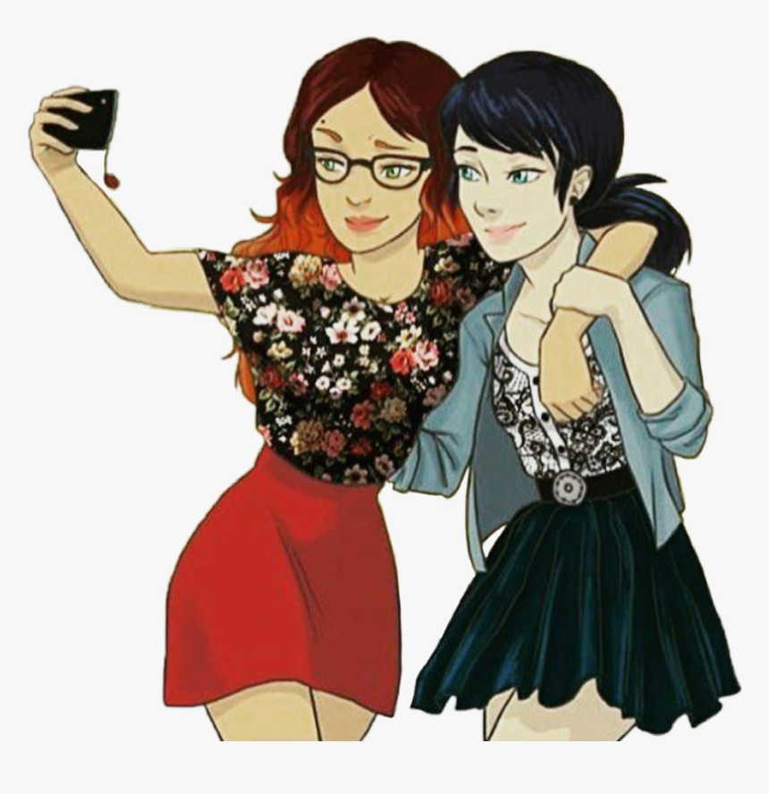 Alya And Marinette, HD Png Download