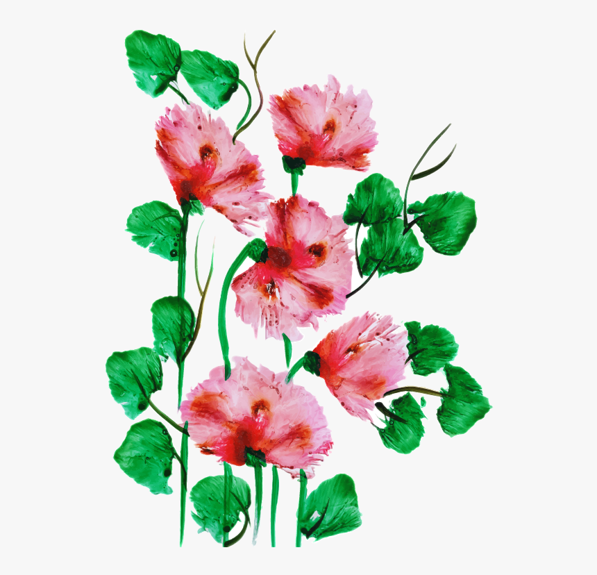 Hollyhocks, HD Png Download