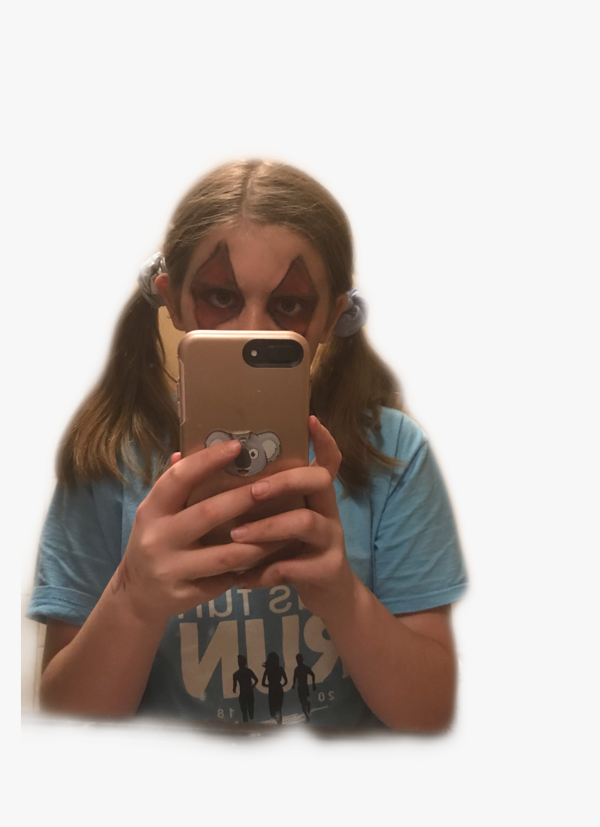 #clownmakeup #freetoedit - Girl, HD Png Download