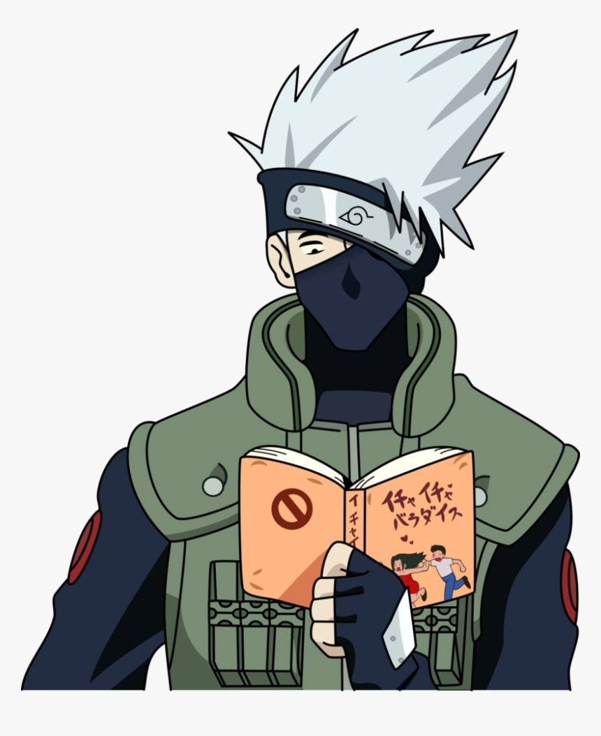 Png Freeuse Download Kakashi Hatake By Shnakes On Deviantart - Kakashi Hatake Holding Book, Transparent Png