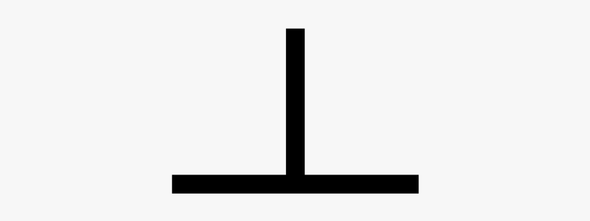 Clipart Star Divider - Perpendicular Symbol, HD Png Download