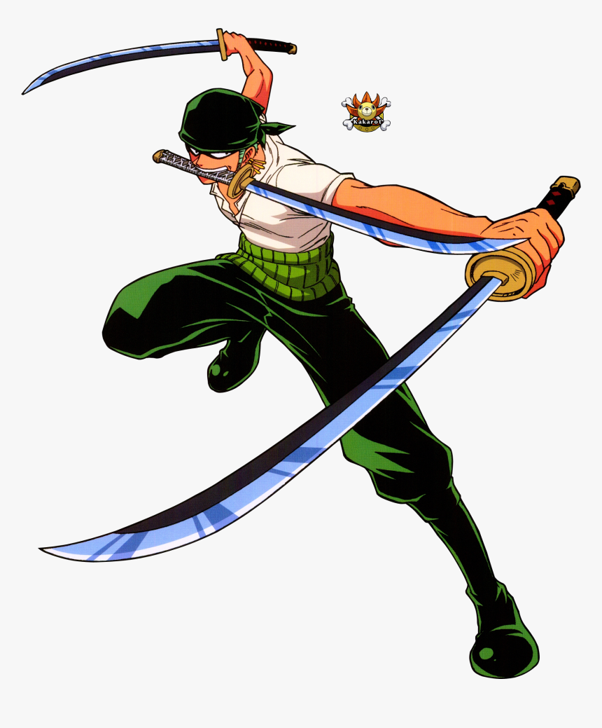 One Piece Zoro Three Swords, HD Png Download