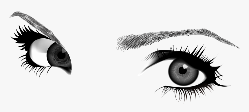 Drawn Button Eye Free, HD Png Download