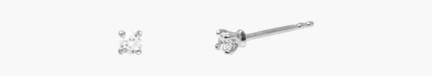 Earrings Diamond Oro - Silver, HD Png Download