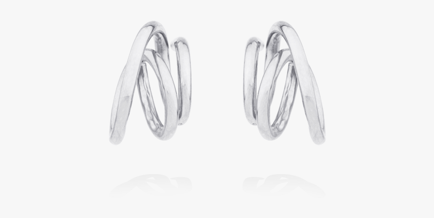 Flow - Silver Earrings, HD Png Download