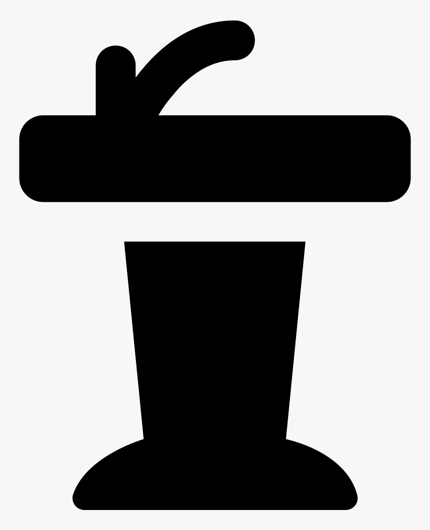 Presentation With A Microphone - Icon, HD Png Download