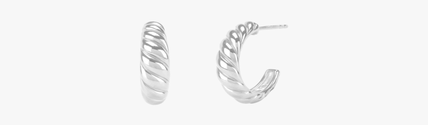 Croissant Dome Earrings, HD Png Download