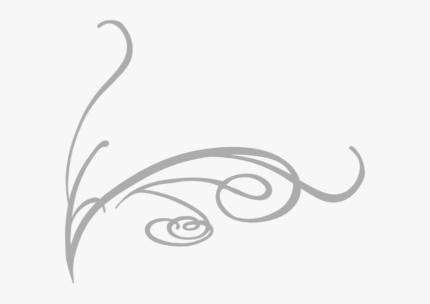 Decorative Swirl Clip Art At Clker - Line Design Png, Transparent Png