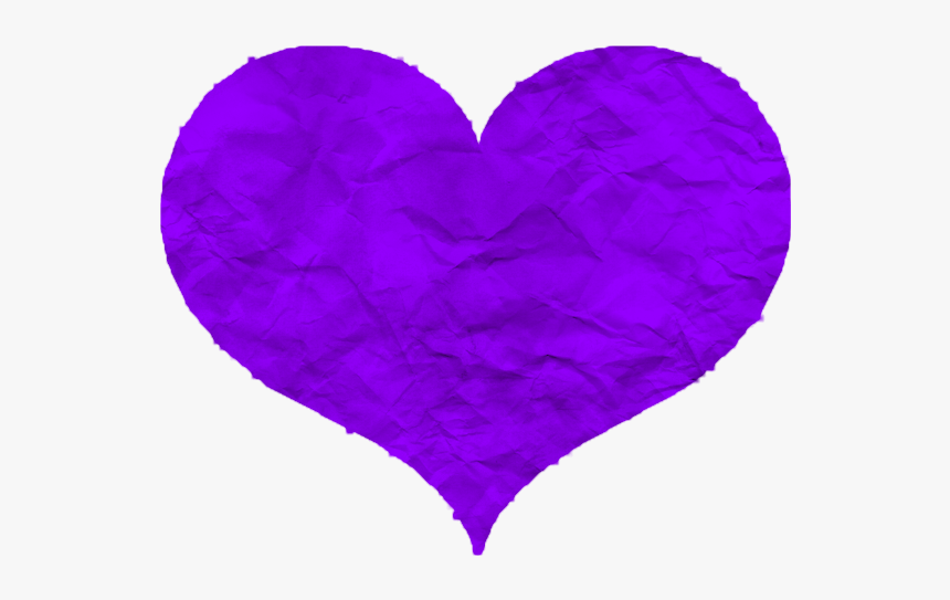 Transparent Background Purple Heart, HD Png Download