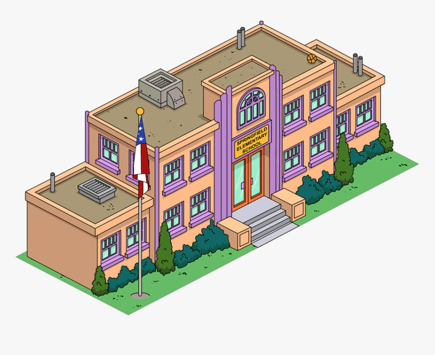 Elementary School Png - Simpsons Tapped Out, Transparent Png