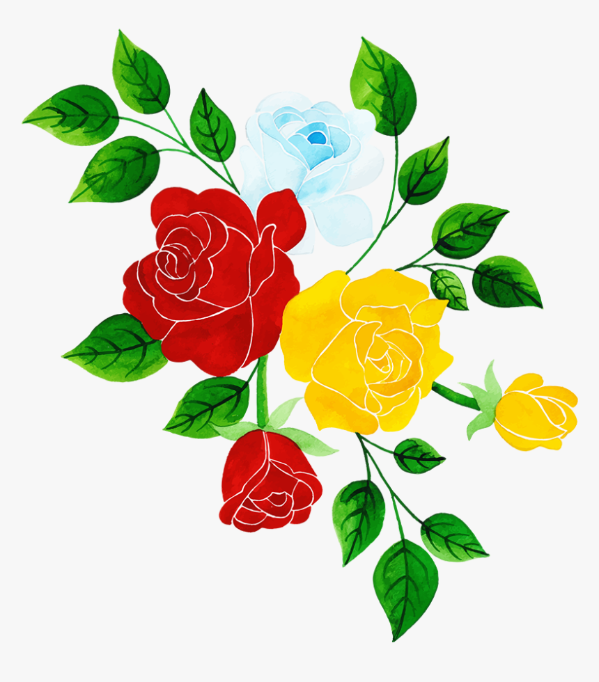 Garden Roses, HD Png Download