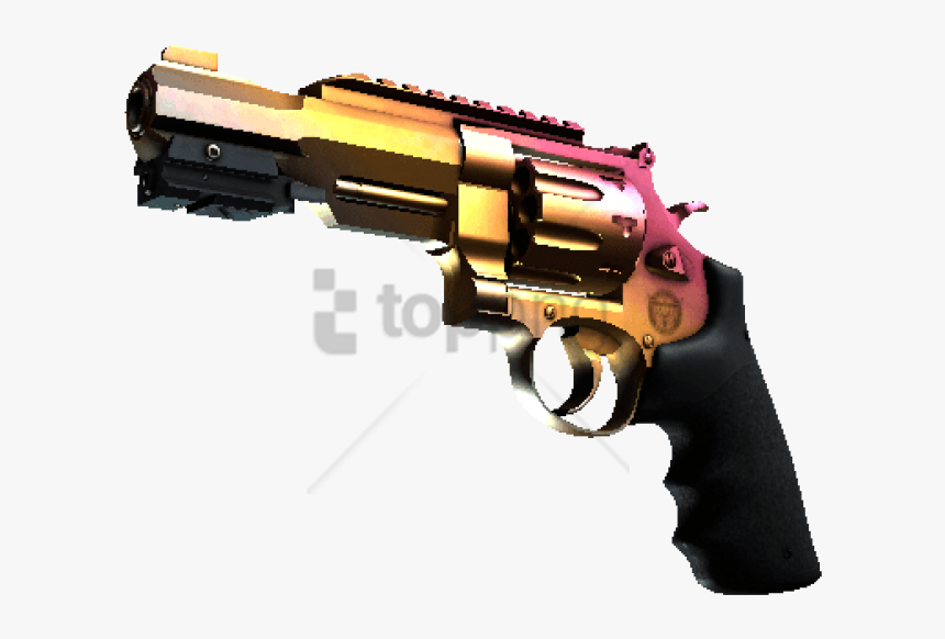 Free Png Arme Csgo Png Image With Transparent Background - R8 Revolver Amber Fade, Png Download