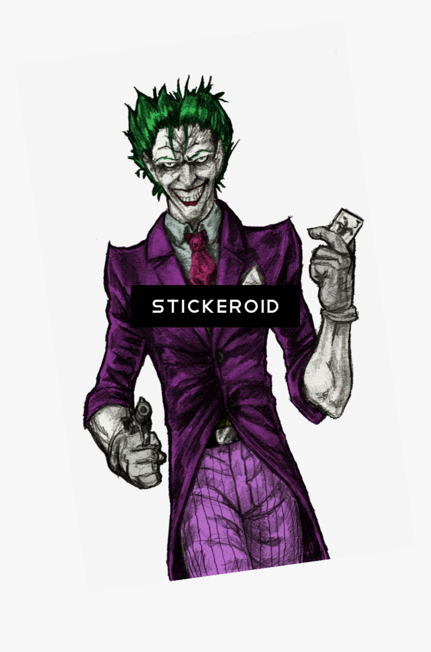 Sketching Drawing Joker - Joker Png, Transparent Png