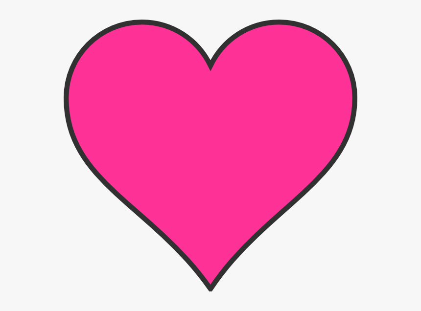 Pink Heart Clip Art, HD Png Download