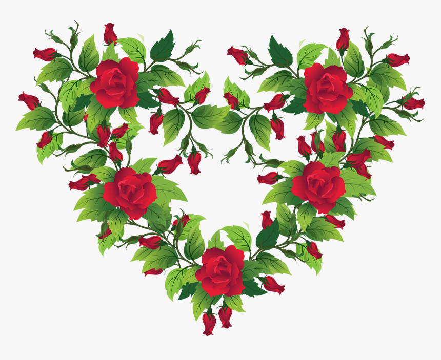 Saint Valentin Dites Le Avec Le Cœur De Roses Rouges - Blahoželania K Meninám Livia, HD Png Download