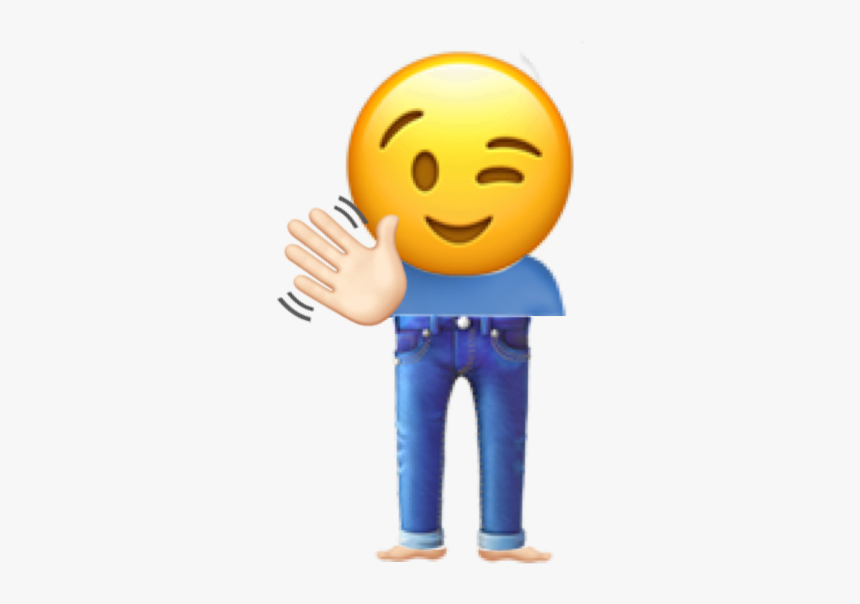 Hey Dont Be Afraid 

its Just Emoji Man - Smiley, HD Png Download
