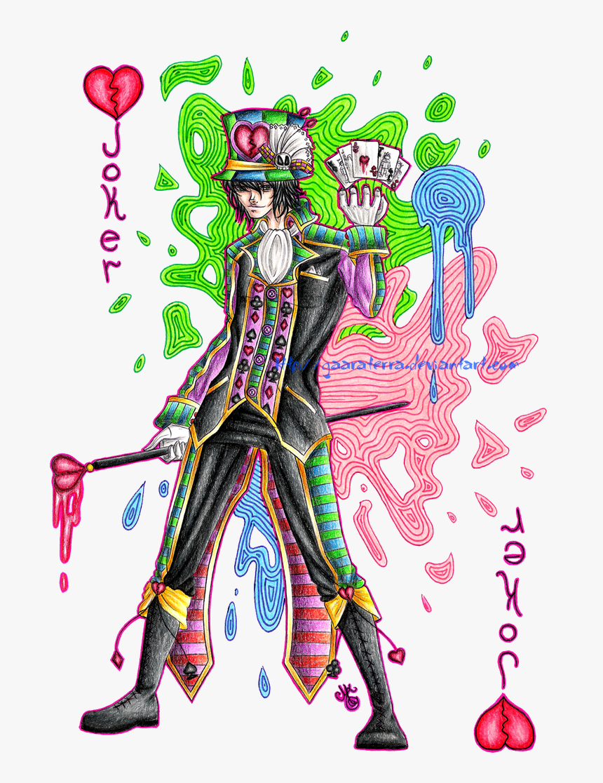 Pencils Drawing Joker - Illustration, HD Png Download