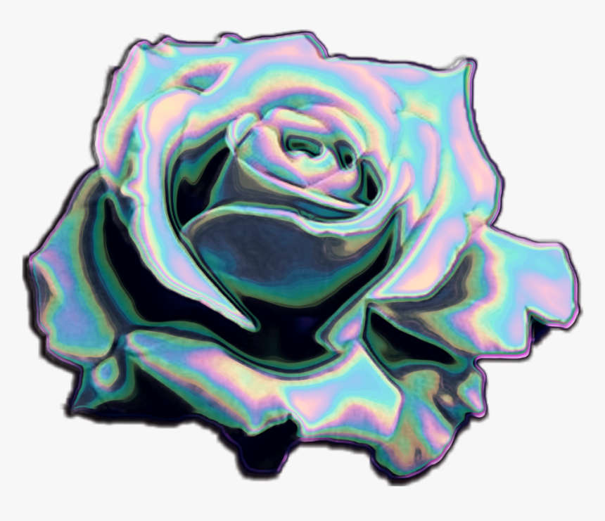 #rose
easter #holo #holographic #holo #iridescent #holographic - Blue Stickers Tumblr Png Roses, Transparent Png