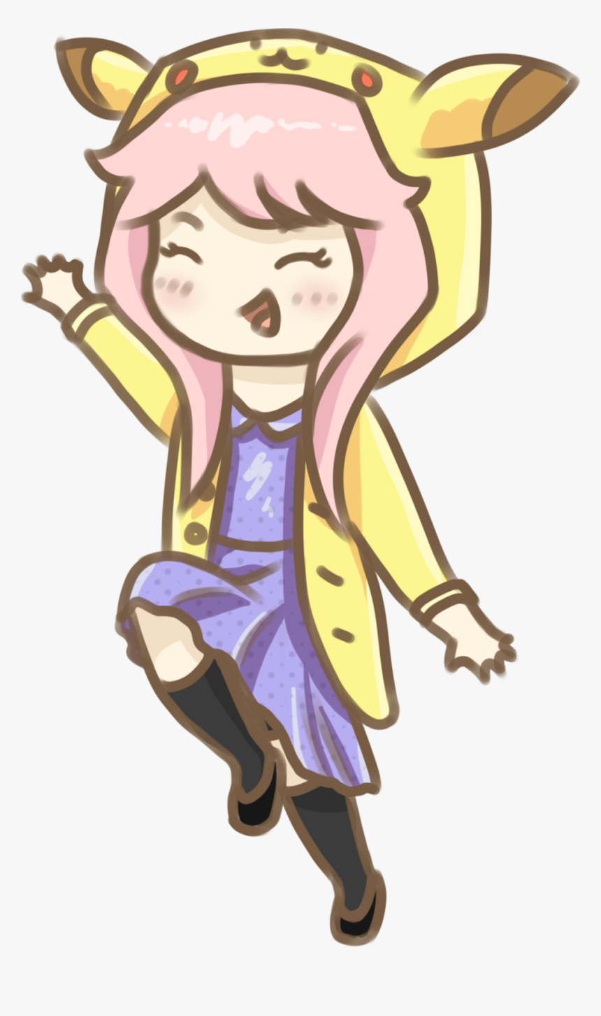 Discord Drawing Anime - Pikagirl, HD Png Download