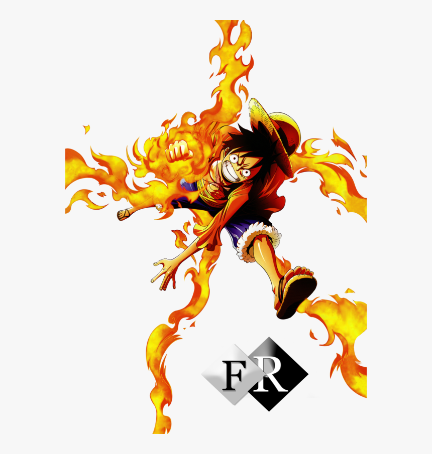 Fire Clip Rendered - Luffy Png, Transparent Png