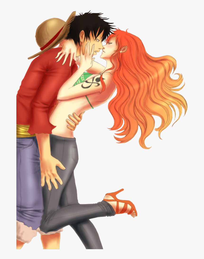 Luffy X Nami ❤️❤️❤️, HD Png Download