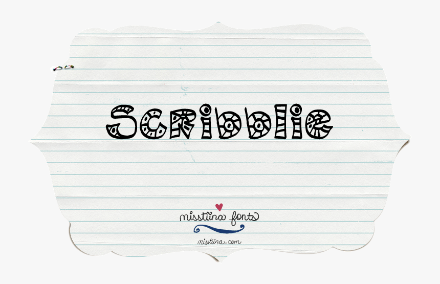 Mtf Scribblie Font Handwriting Typography, HD Png Download