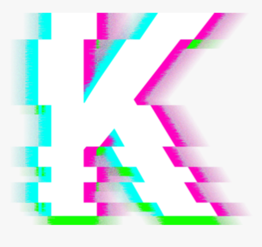 K Glitch Freetoedit - N Glitch Logo Png, Transparent Png